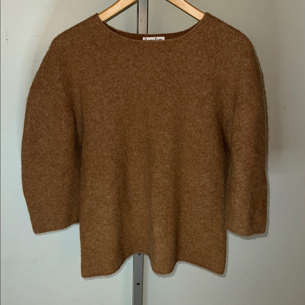 RARE Saralam Designer Japanese Sweater - Yak Wool Blend, Luxe & Cozy - MSRP $295